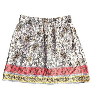 Ann‎ Taylor Loft Floral Skirt Womens S NEW Elastic Cottagecore Pull On Pockets